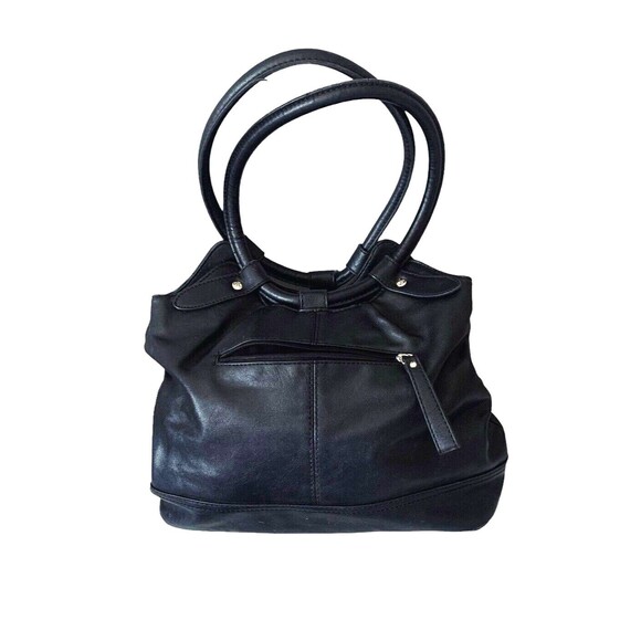 RELIC Black Hobo Multi-Compartment Faux Leather Shoulder Bag Purse - Picture 5 of 12